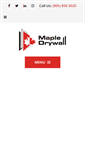 Mobile Screenshot of mapledrywall.com